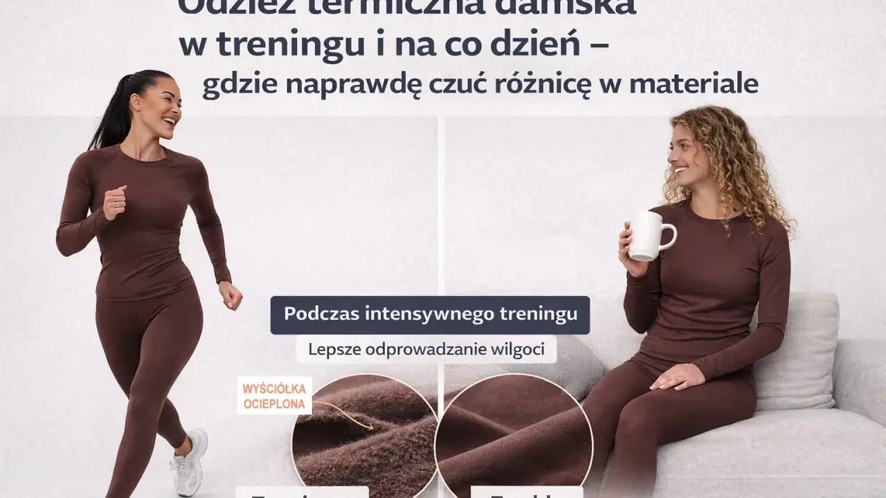 Damska odzież termiczna i termoaktywna: biegnij i odpoczywaj w komforcie. Różnica w materiale jest odczuwalna!