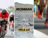 Triathlon co to? Kolarz, pływacy w wodzie i biegacz w pomarańczowych butach. Wyzwanie 140,6 mil.