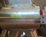 Pomiar szerokości mufy suportu (68 mm) i grubości podkładki (9 mm) pomoże Ci dobrać suport do roweru.