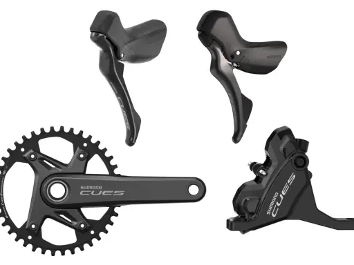 Manetki, korba i hamulec Shimano CUES. Porównanie z Deore.