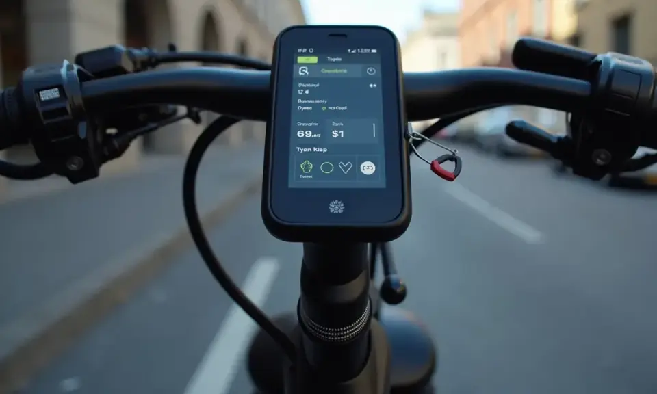 Wyświetlacz roweru elektrycznego z informacjami o trasie i baterii. Zastanawiasz się, jak zdjąć ogranicznik prędkości w rowerze elektrycznym?