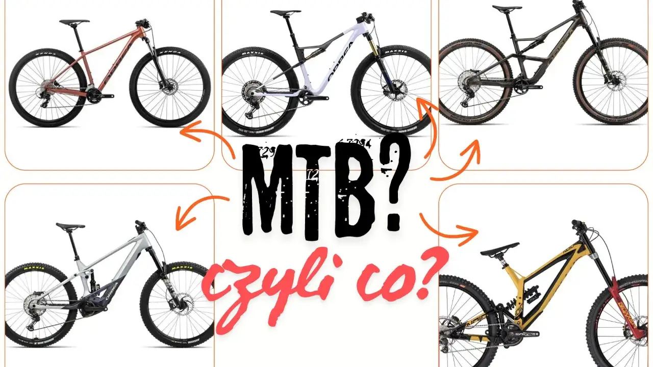 Różne rowery górskie, od hardtaili po full-suspension. Co to jest MTB?